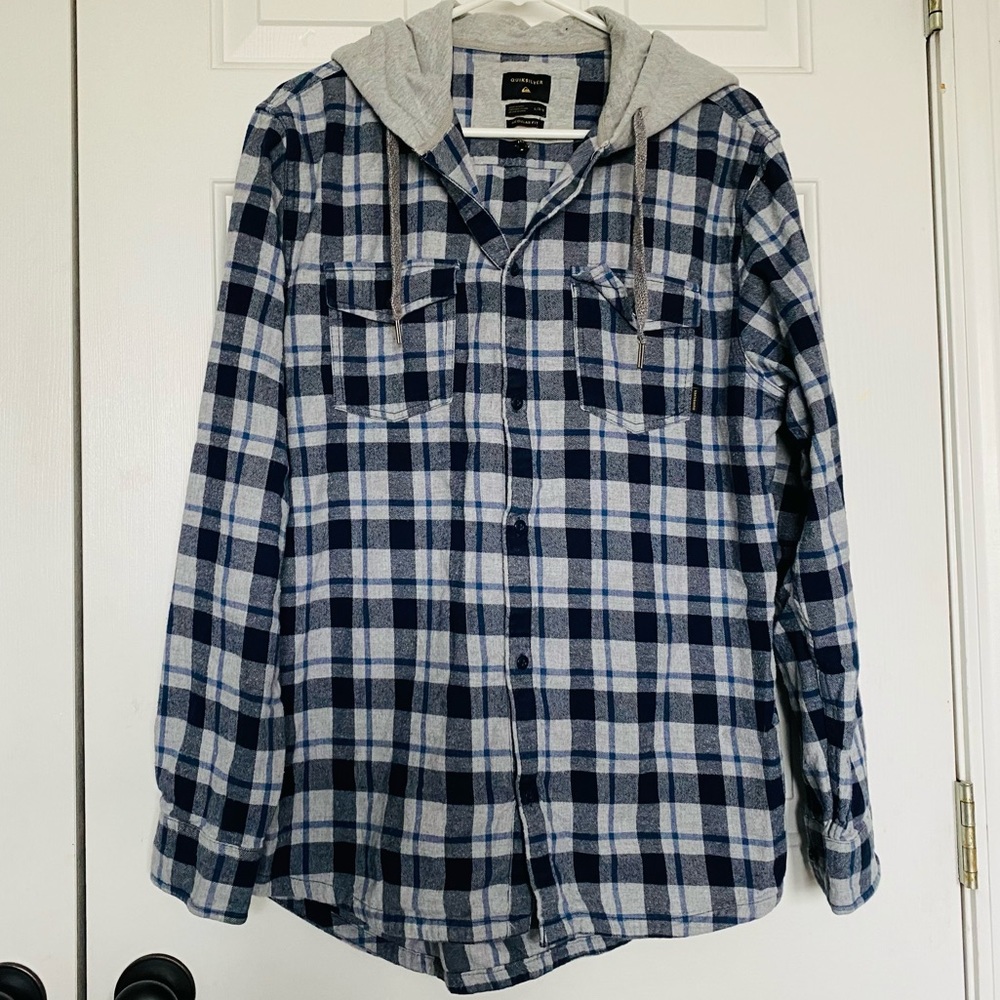 Hooded Flannel Quicksilver